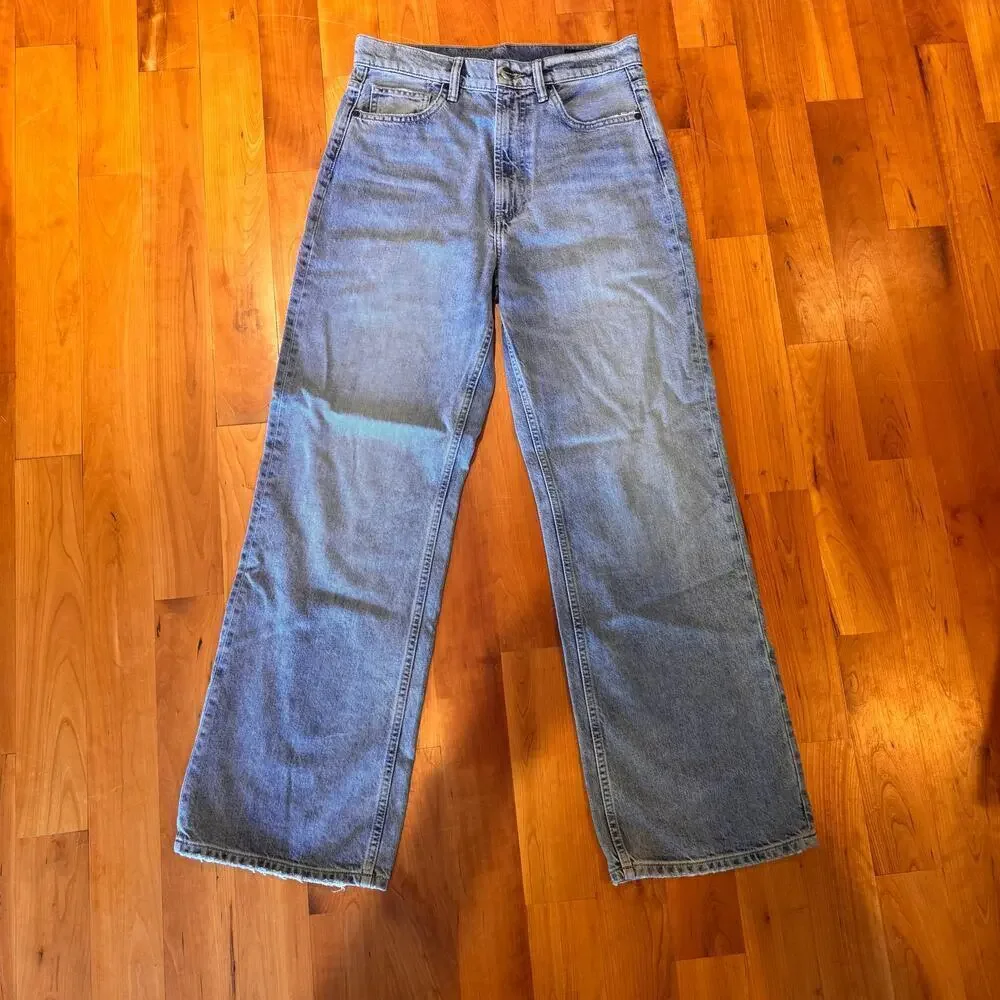 allsaints all saint relaxed jeans wideleg boyfriend baggy unisex